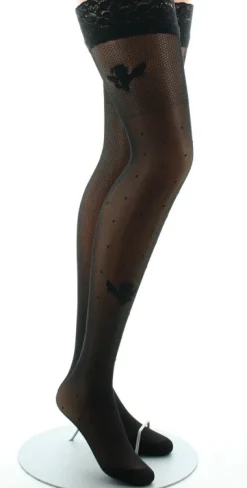 Discount Berthe Aux Grands Pieds Bas Autofixants 30D noir Ange noir