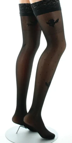 Discount Berthe Aux Grands Pieds Bas Autofixants 30D noir Ange noir