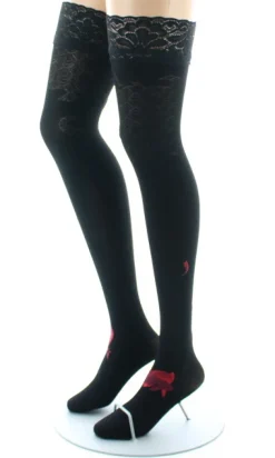 Clearance Berthe Aux Grands Pieds Bas autofixants femme poissons noir et rouge