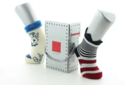 Clearance Berthe Aux Grands Pieds Boite cadeau chaussettes naissance ange et couronne