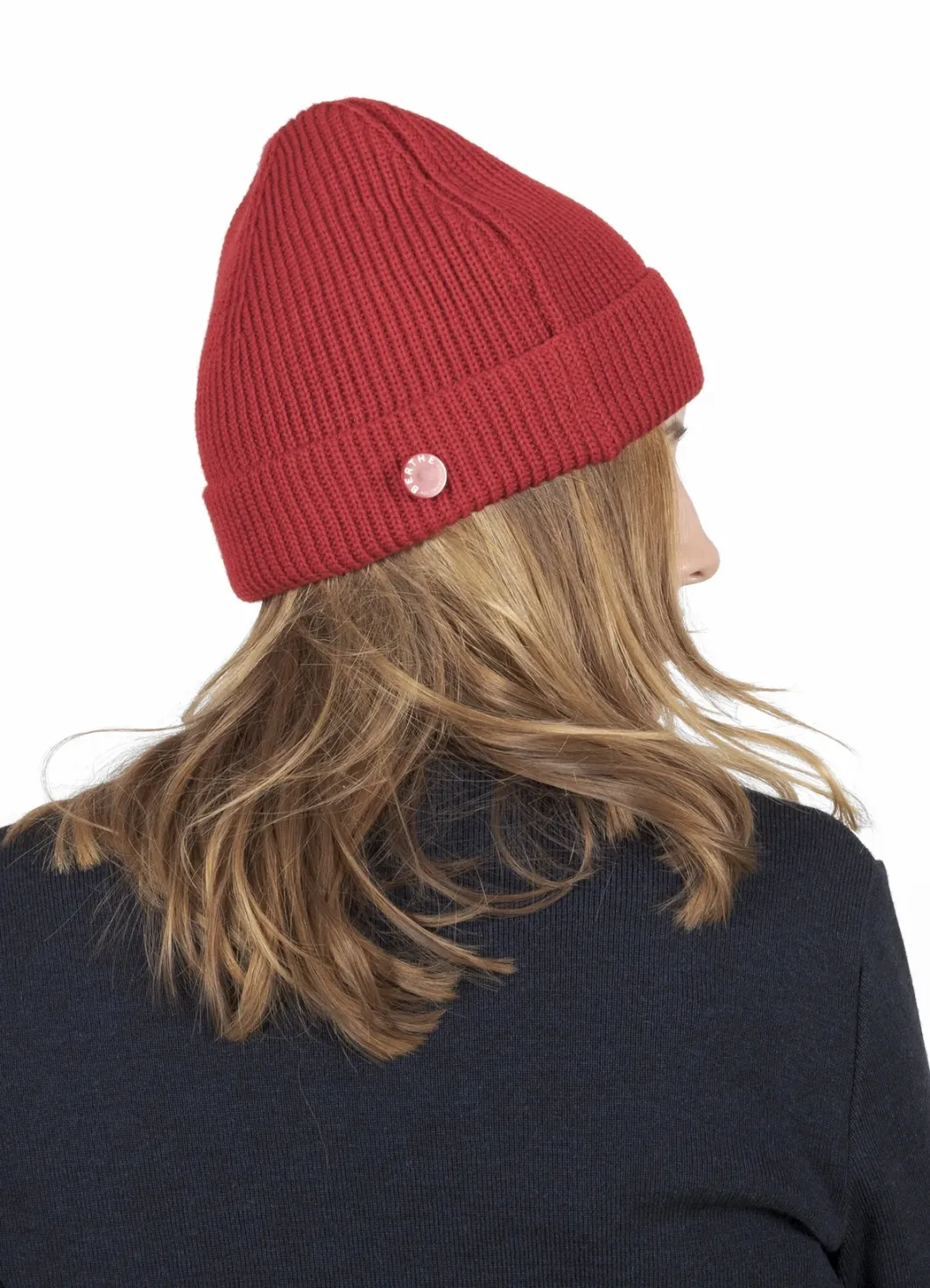Discount Berthe Aux Grands Pieds Bonnet mixte Rouge en pure laine merinos