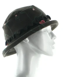 Sale Berthe Aux Grands Pieds Chapeau coton femme fleurs