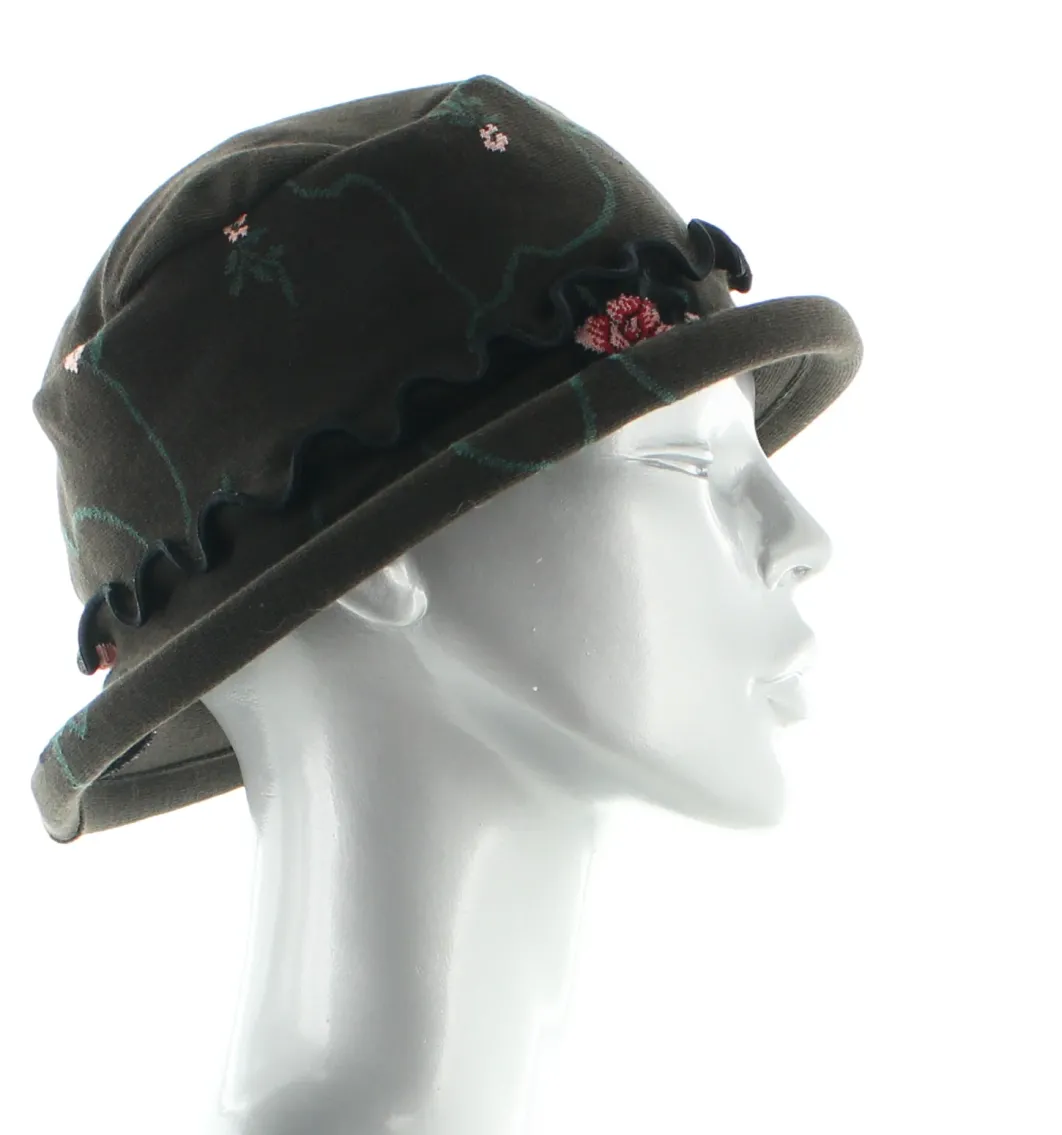 Sale Berthe Aux Grands Pieds Chapeau coton femme fleurs