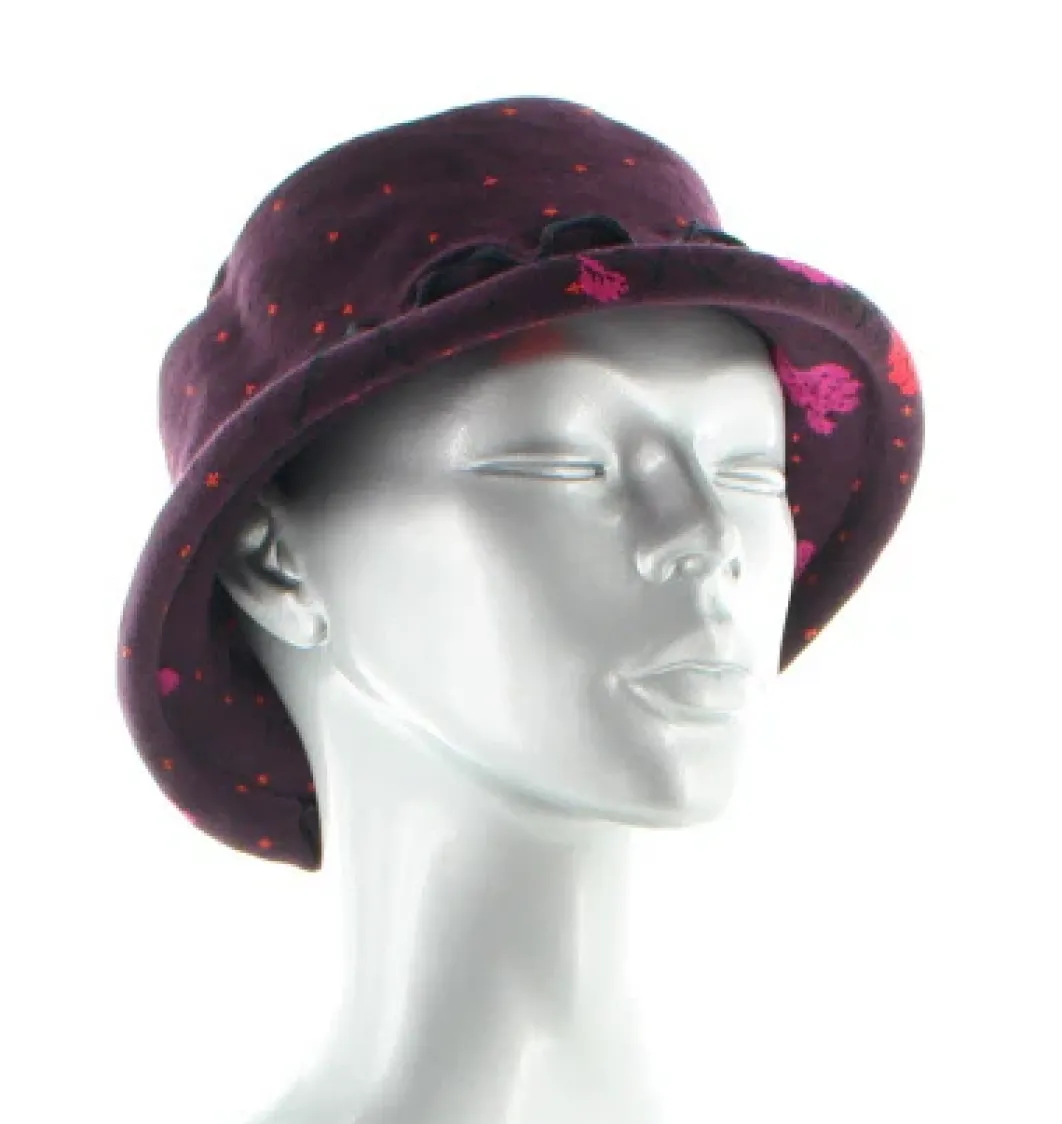 Fashion Berthe Aux Grands Pieds Chapeau femme coton couleurs d'automne