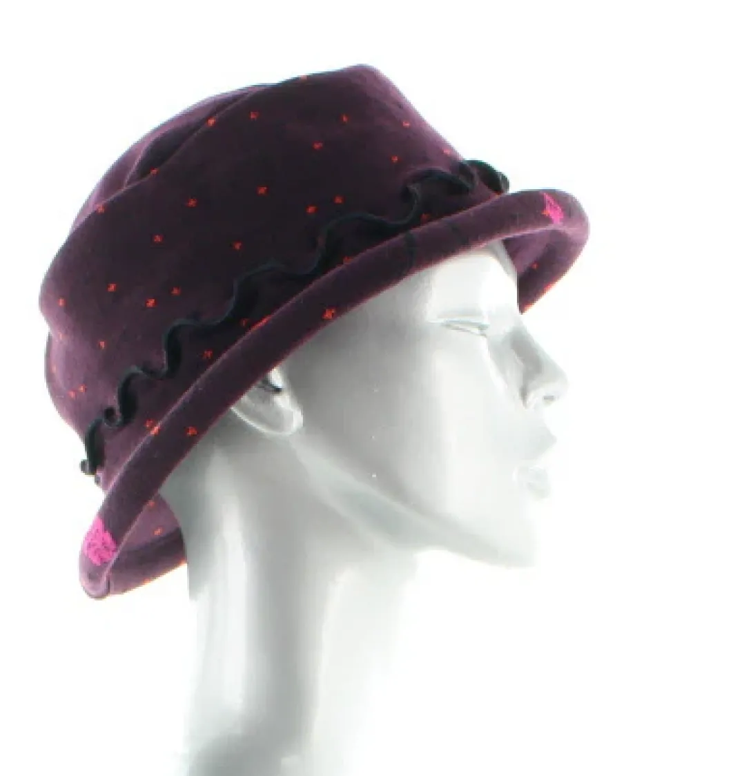 Fashion Berthe Aux Grands Pieds Chapeau femme coton couleurs d'automne