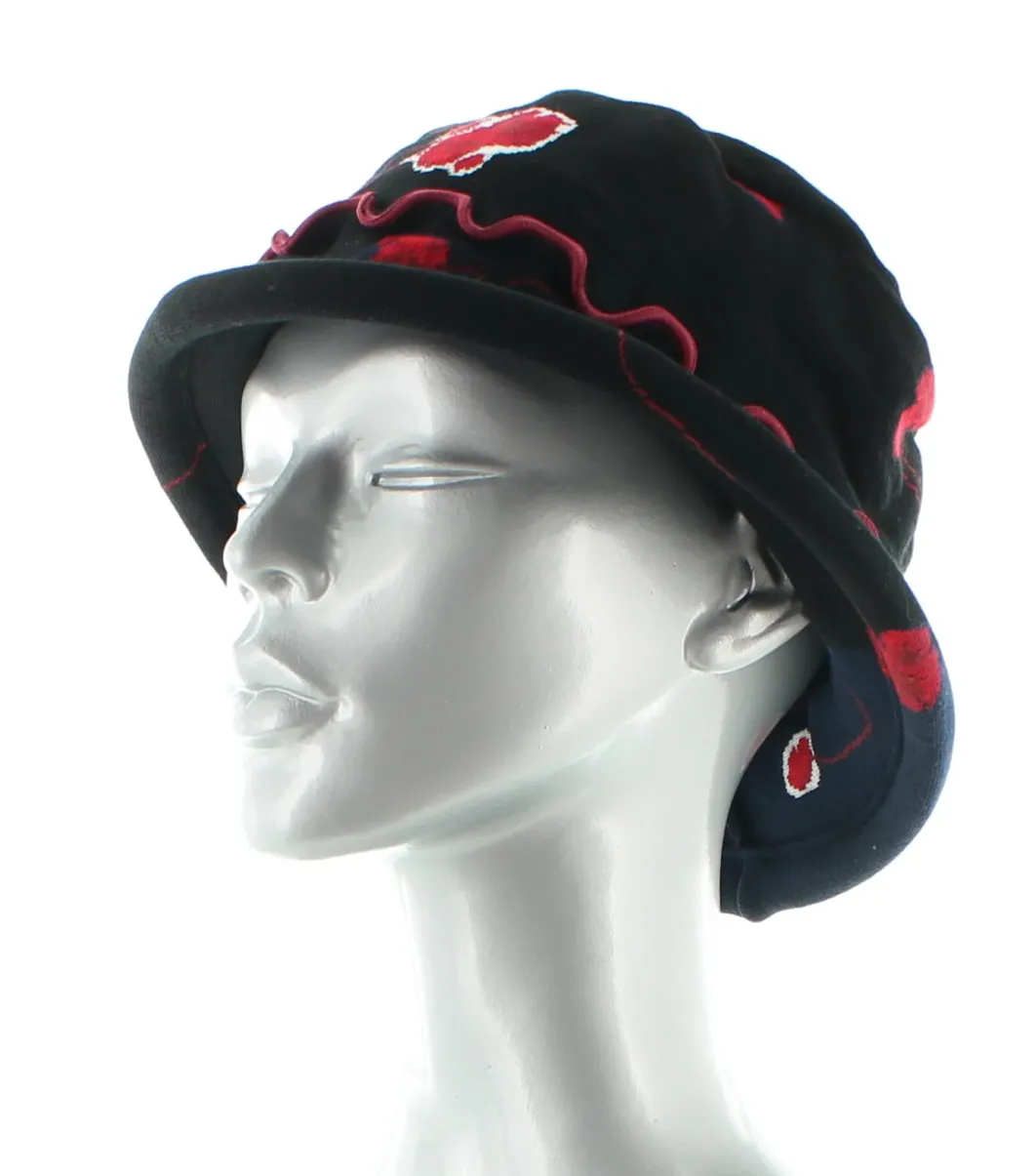 Hot Berthe Aux Grands Pieds Chapeau Pavots