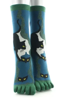 New Berthe Aux Grands Pieds Chaussettes à doigts de pieds Le Chat