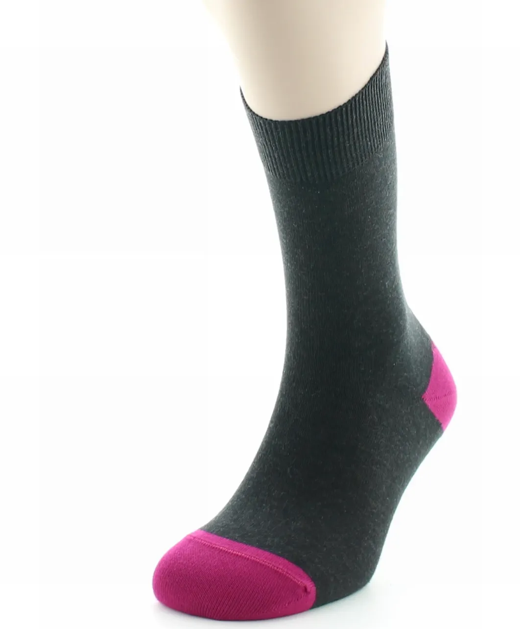 Fashion Berthe Aux Grands Pieds Chaussettes Archimède anthracite / fushia