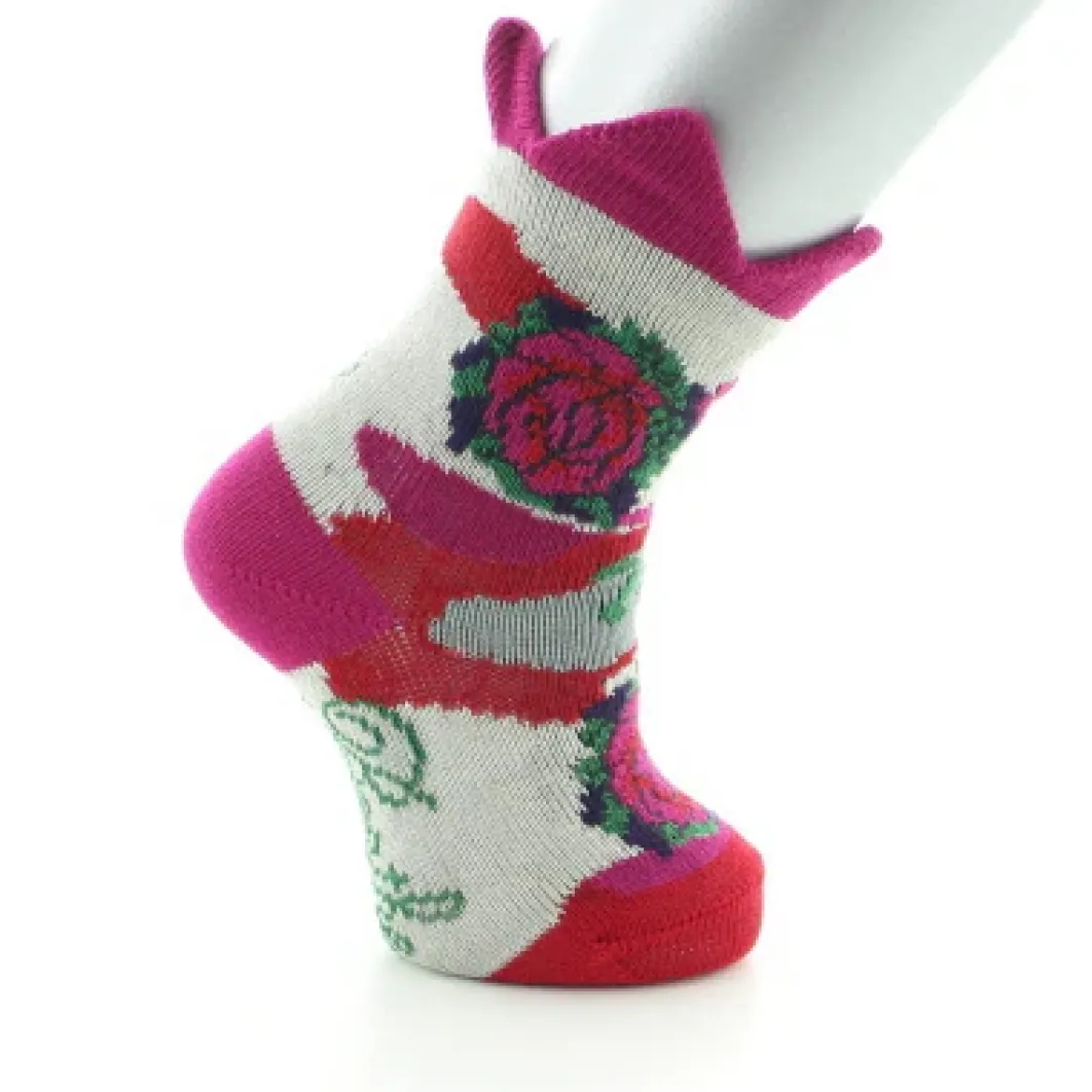 Online Berthe Aux Grands Pieds Chaussettes Bébé Couronne Rose