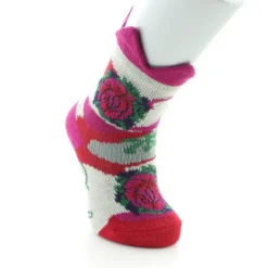 Online Berthe Aux Grands Pieds Chaussettes Bébé Couronne Rose