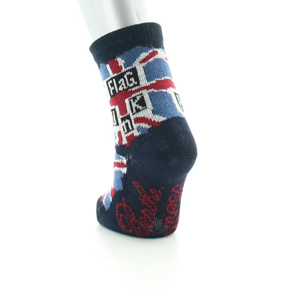 Fashion Berthe Aux Grands Pieds Chaussettes bébé fil d'Ecosse flag punk