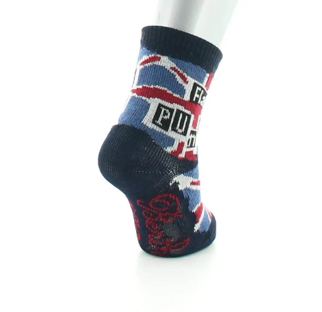 Fashion Berthe Aux Grands Pieds Chaussettes bébé fil d'Ecosse flag punk