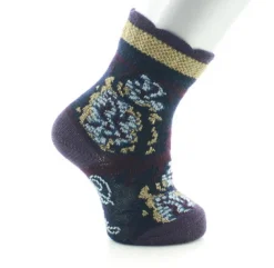 Hot Berthe Aux Grands Pieds Chaussettes bébé laine peignée fleurs de kimono
