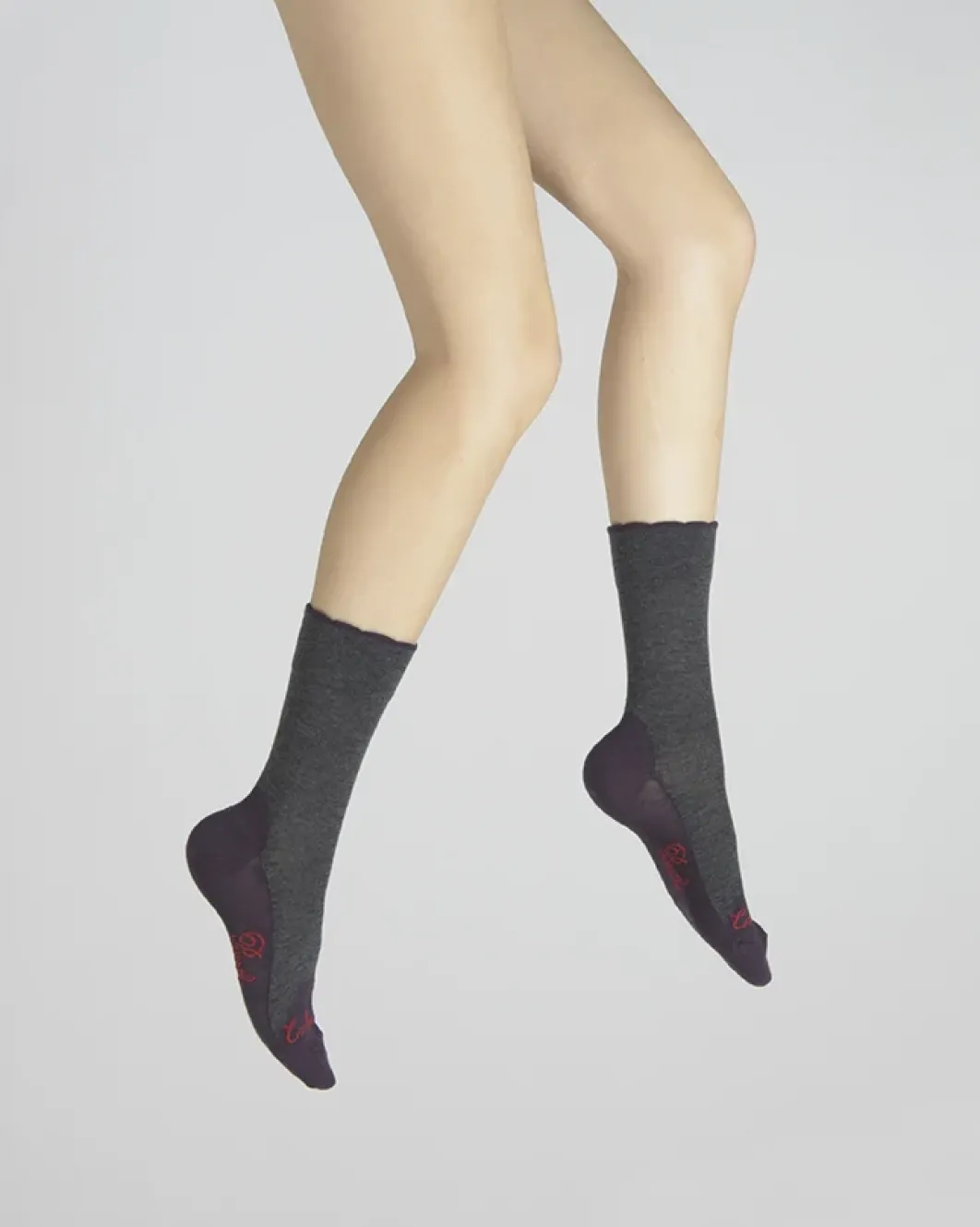 Best Berthe Aux Grands Pieds Chaussettes cachemire anthracite