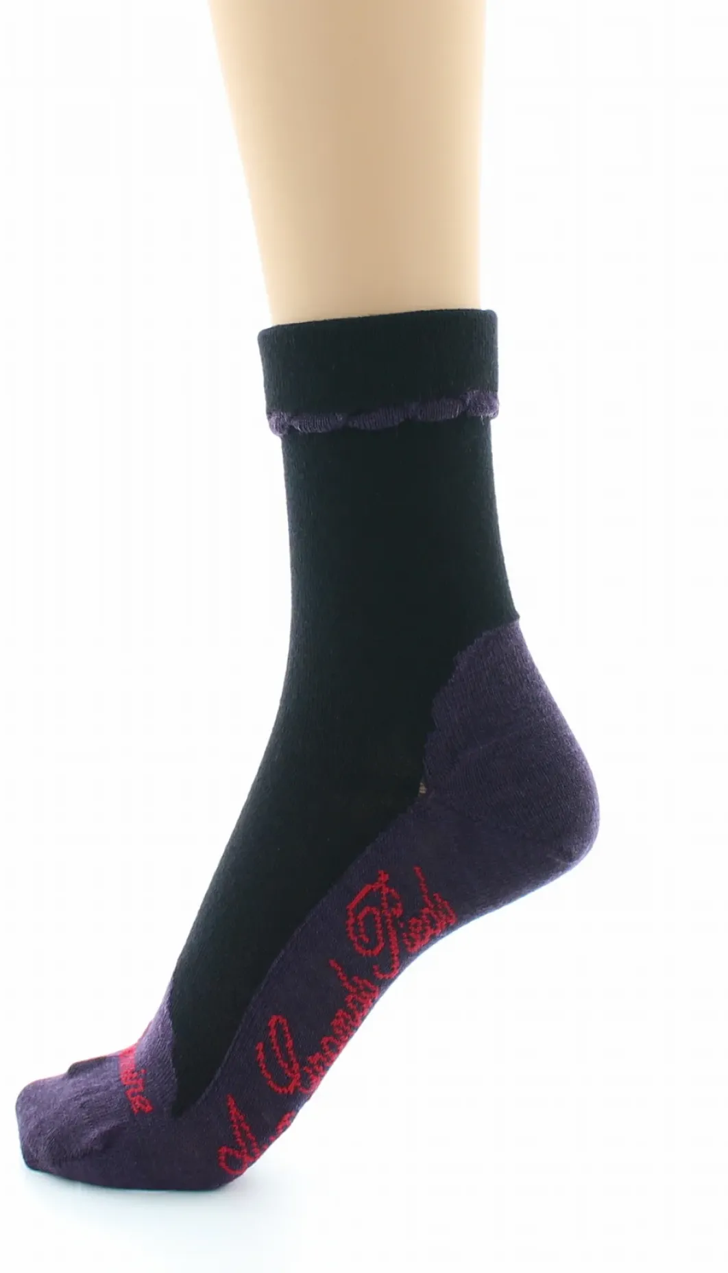 Clearance Berthe Aux Grands Pieds Chaussettes cachemire noir