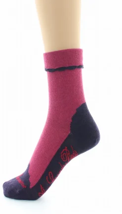Fashion Berthe Aux Grands Pieds Chaussettes cachemire rose