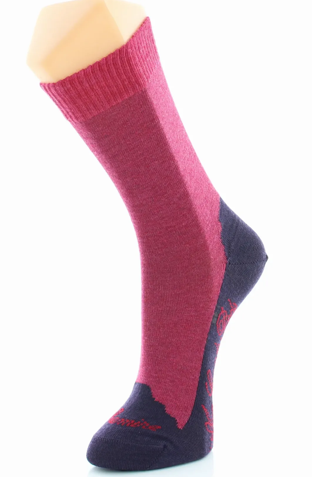 Clearance Berthe Aux Grands Pieds Chaussettes cachemire rose