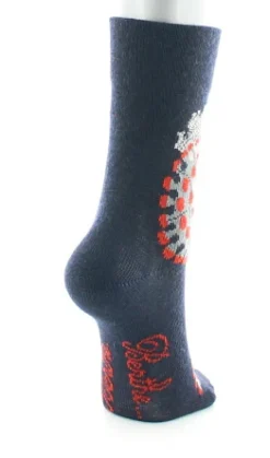 Clearance Berthe Aux Grands Pieds Chaussettes Corail des mers chaudes