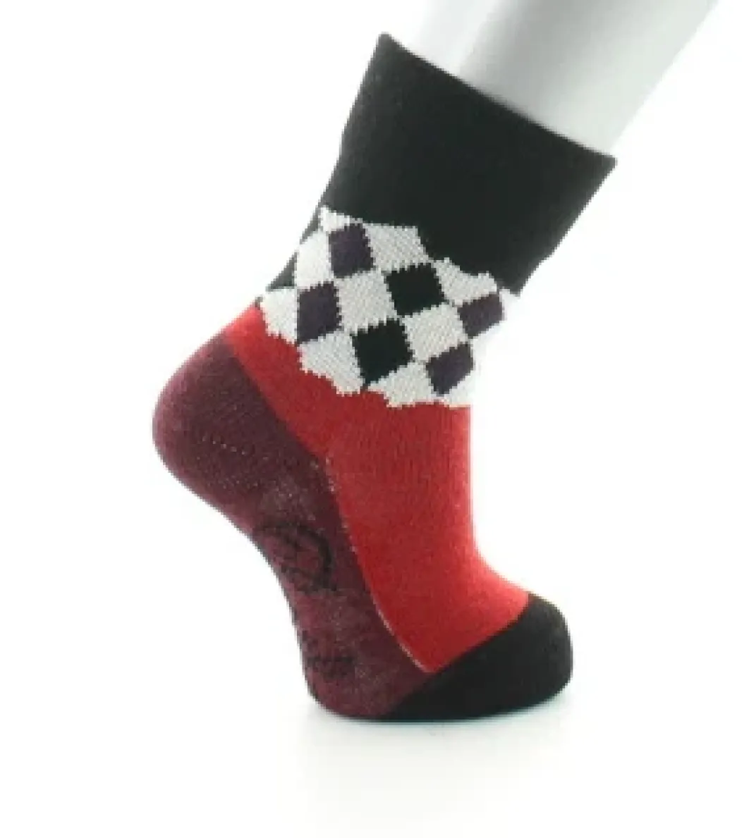 Online Berthe Aux Grands Pieds Chaussettes Damiers asymétriques