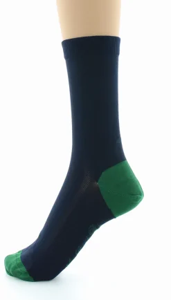 New Berthe Aux Grands Pieds Chaussettes en soie marine