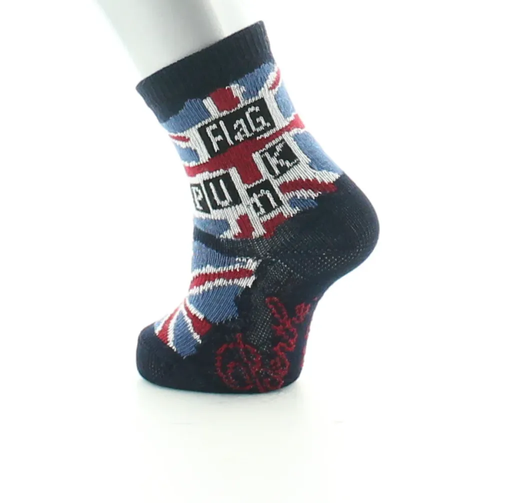 Outlet Berthe Aux Grands Pieds Chaussettes enfant coton Flag Punk
