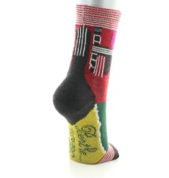 Best Berthe Aux Grands Pieds Chaussettes enfant laine peignée cubisme