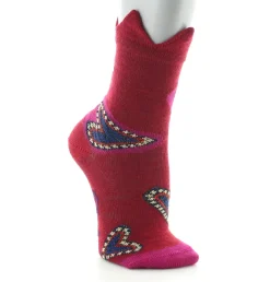 Outlet Berthe Aux Grands Pieds Chaussettes enfant laine peignée cœur et couronne
