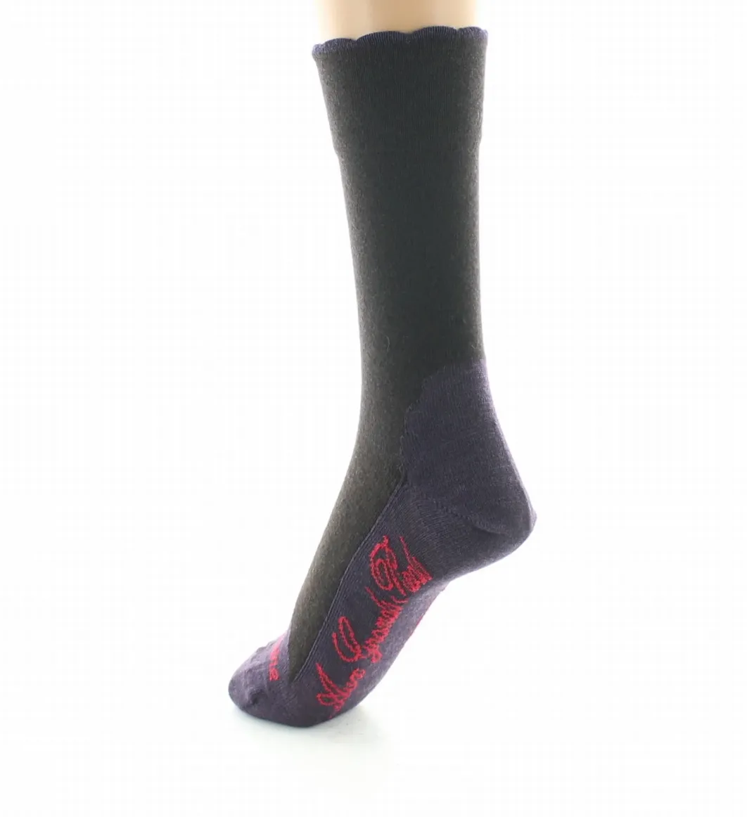 Best Berthe Aux Grands Pieds Chaussettes femme cachemire marron