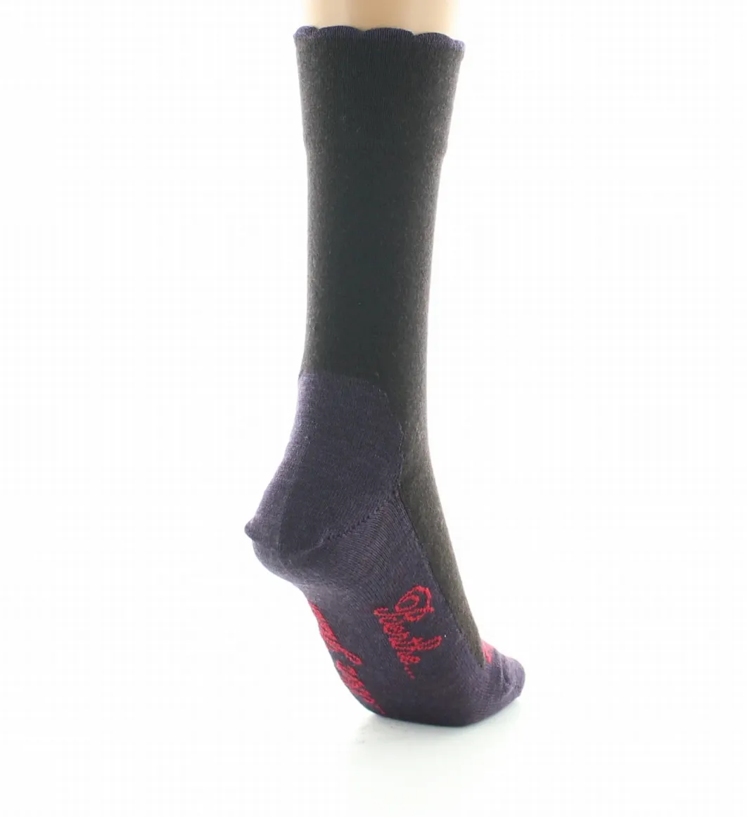 Best Berthe Aux Grands Pieds Chaussettes femme cachemire marron
