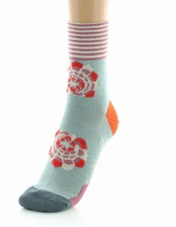 Sale Berthe Aux Grands Pieds Chaussettes Femme Fleurs Graphiques