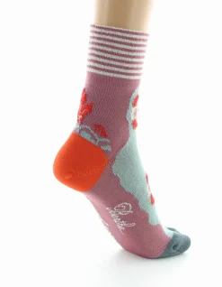 Sale Berthe Aux Grands Pieds Chaussettes Femme Fleurs Graphiques