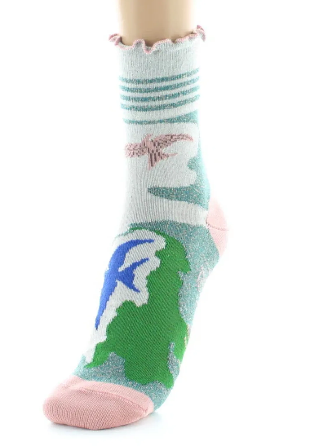 Sale Berthe Aux Grands Pieds Chaussettes Femme Hirondelles