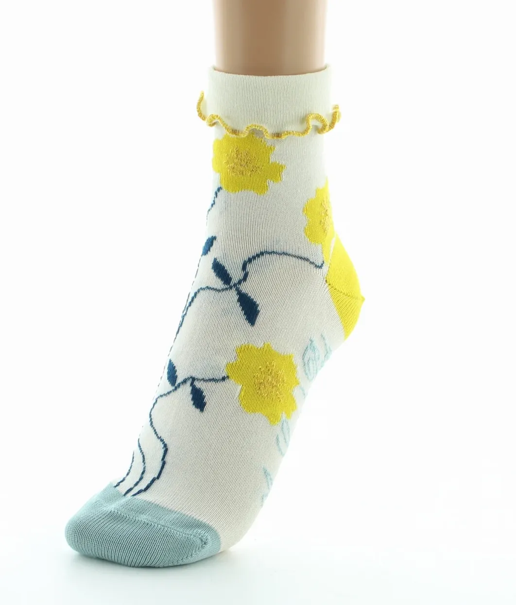 Discount Berthe Aux Grands Pieds Chaussettes Femme Jonquilles