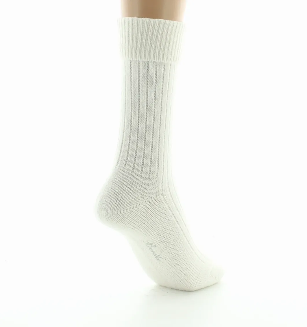 New Berthe Aux Grands Pieds Chaussettes femme laine et acrylique écru