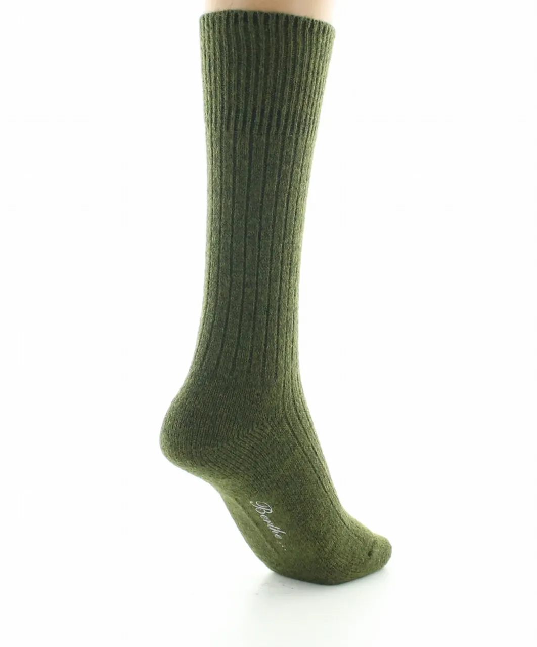 Fashion Berthe Aux Grands Pieds Chaussettes femme laine et acrylique kaki