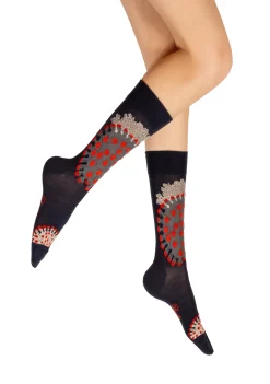 Discount Berthe Aux Grands Pieds Chaussettes femme laine peignée coraux