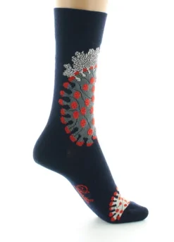 Discount Berthe Aux Grands Pieds Chaussettes femme laine peignée coraux