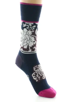 Clearance Berthe Aux Grands Pieds Chaussettes femme laine peignée kimono