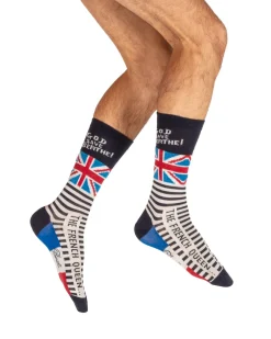 Outlet Berthe Aux Grands Pieds Chaussettes God Save Berthe Marine