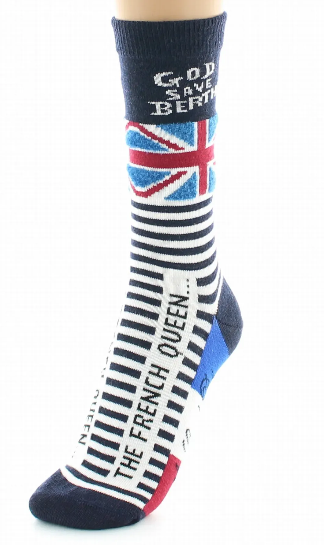 Outlet Berthe Aux Grands Pieds Chaussettes God Save Berthe Marine