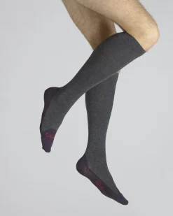 Hot Berthe Aux Grands Pieds Chaussettes hautes cachemire anthracite