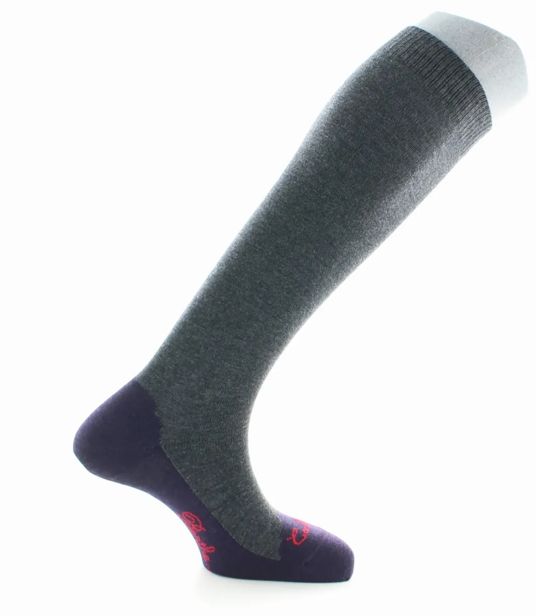 Hot Berthe Aux Grands Pieds Chaussettes hautes cachemire anthracite