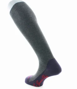 Hot Berthe Aux Grands Pieds Chaussettes hautes cachemire anthracite