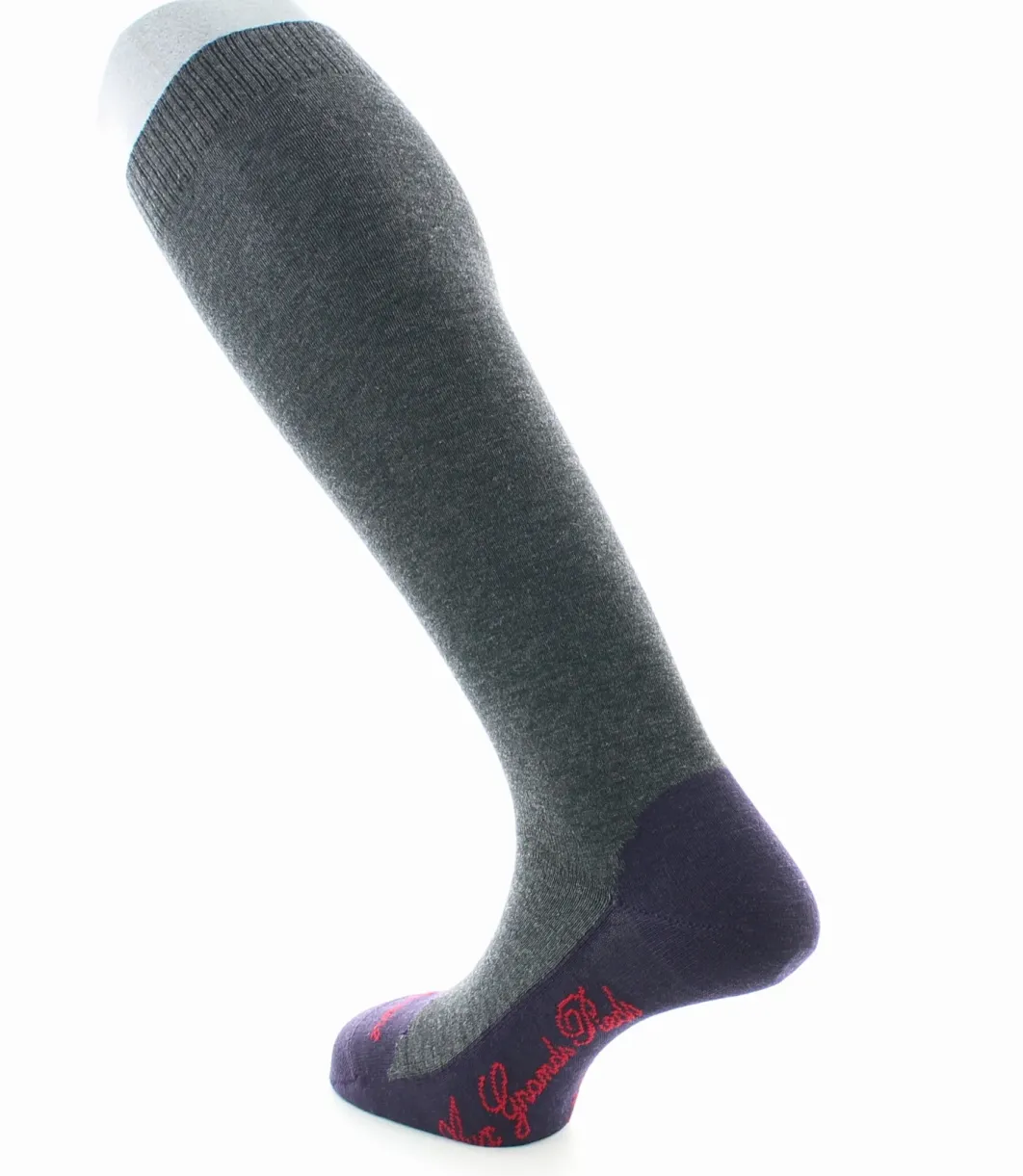Hot Berthe Aux Grands Pieds Chaussettes hautes cachemire anthracite