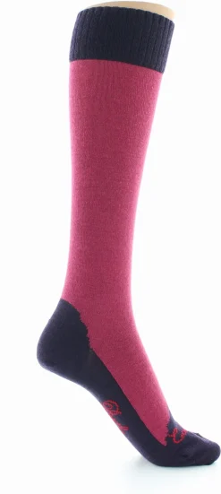Discount Berthe Aux Grands Pieds Chaussettes hautes cachemire rose