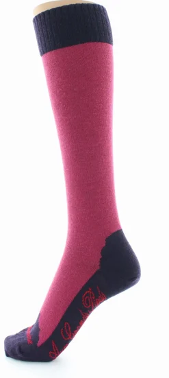 Discount Berthe Aux Grands Pieds Chaussettes hautes cachemire rose