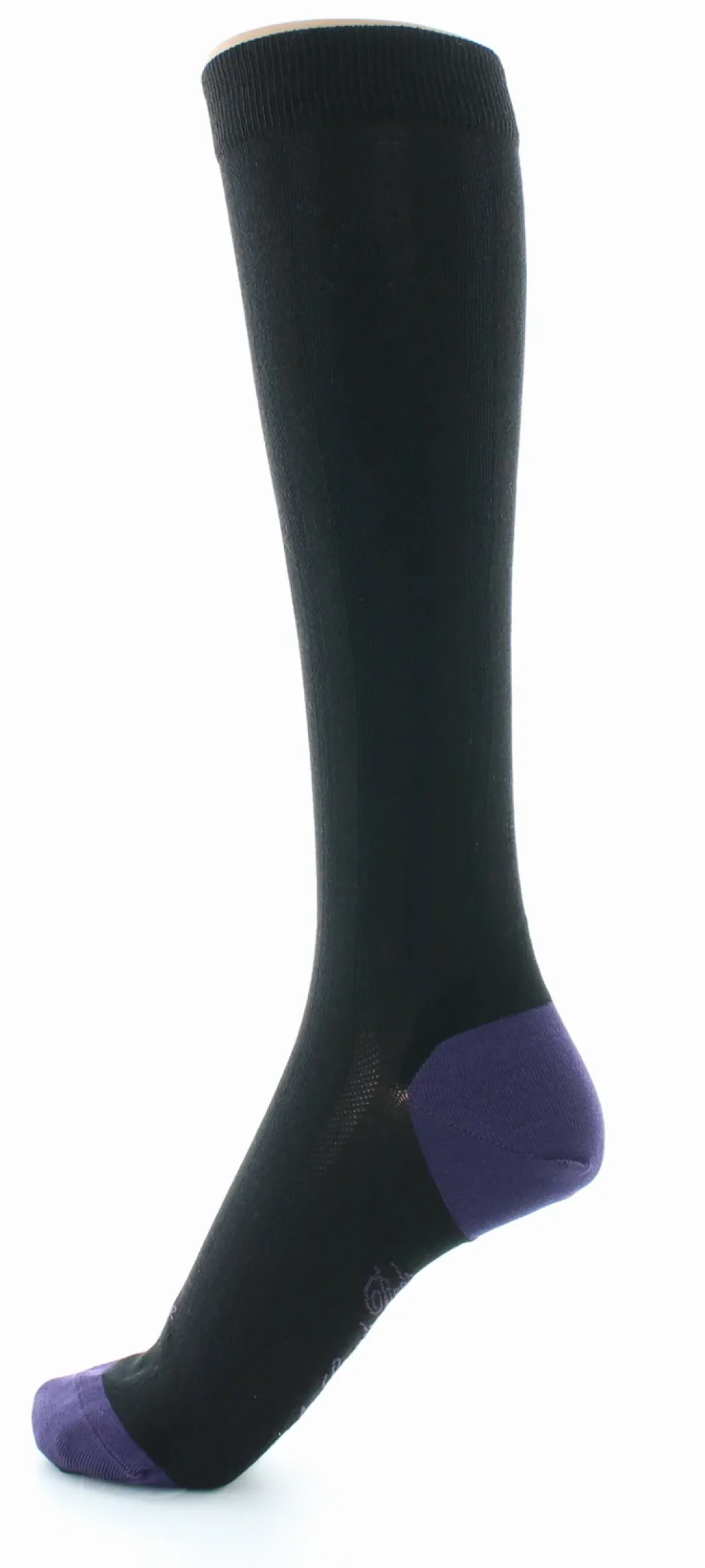 Online Berthe Aux Grands Pieds Chaussettes hautes en soie noir-raisin