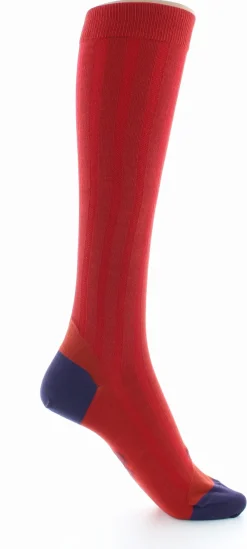 Best Berthe Aux Grands Pieds Chaussettes hautes en soie orange