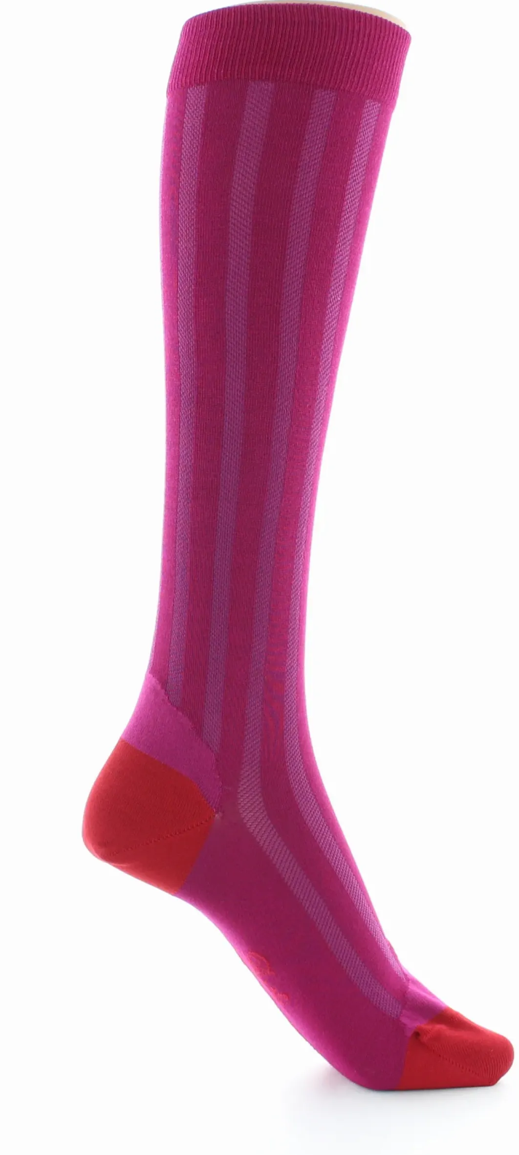 Outlet Berthe Aux Grands Pieds Chaussettes hautes en soie rose