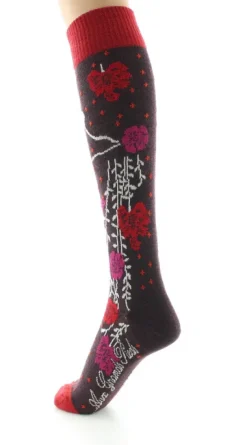 Online Berthe Aux Grands Pieds Chaussettes hautes femme laine peignée couleurs d'automne